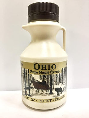 1/2 Pint Grade A, Pure Ohio Maple Syrup (2 Pack) - Homestead Gristmill