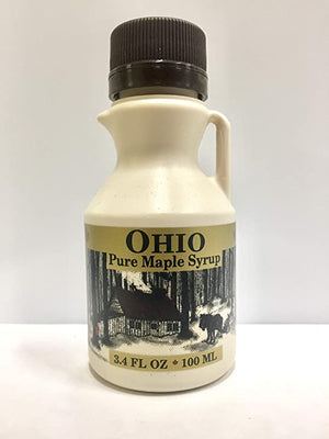 3.4 Fl. Oz. Grade A, Pure Ohio Maple Syrup (2 Pack) - Homestead Gristmill