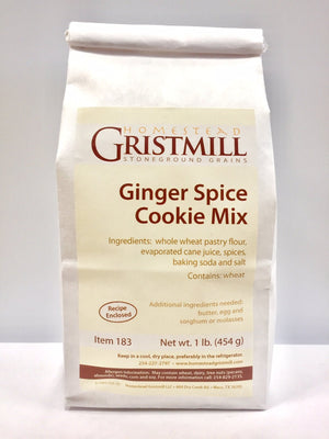 Ginger Spice Cookie Mix - Homestead Gristmill