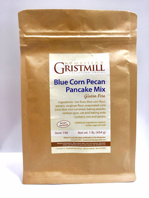 Gluten - Free Blue Corn Pecan Pancake Mix - Homestead Gristmill