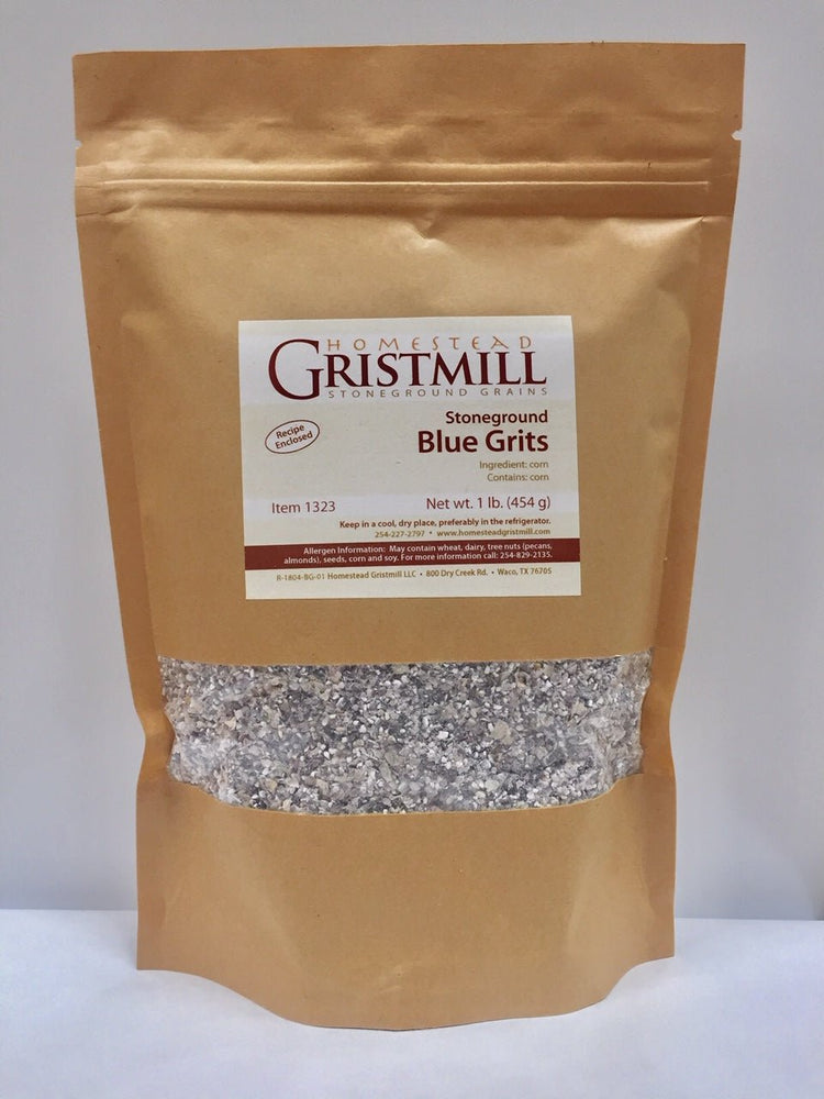 Stone - ground Blue Corn Grits (2 Pack) - Homestead Gristmill