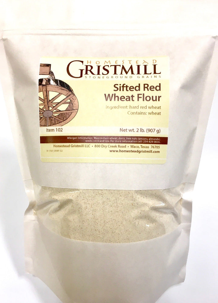 Stoneground Sifted Red Wheat Flour - Homestead Gristmill