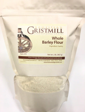 Whole Barley Flour - Homestead Gristmill