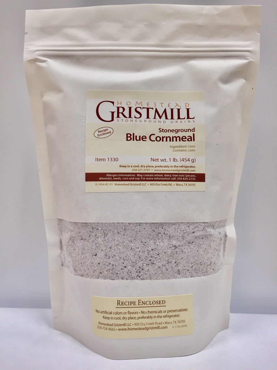  Homestead Gristmill — Non-GMO, Chemical-Free, All-Natural,  Stone-ground Cornmeal Variety 5-Pack (2 WCm, 2 YCm, 1 BCm) : Grocery &  Gourmet Food