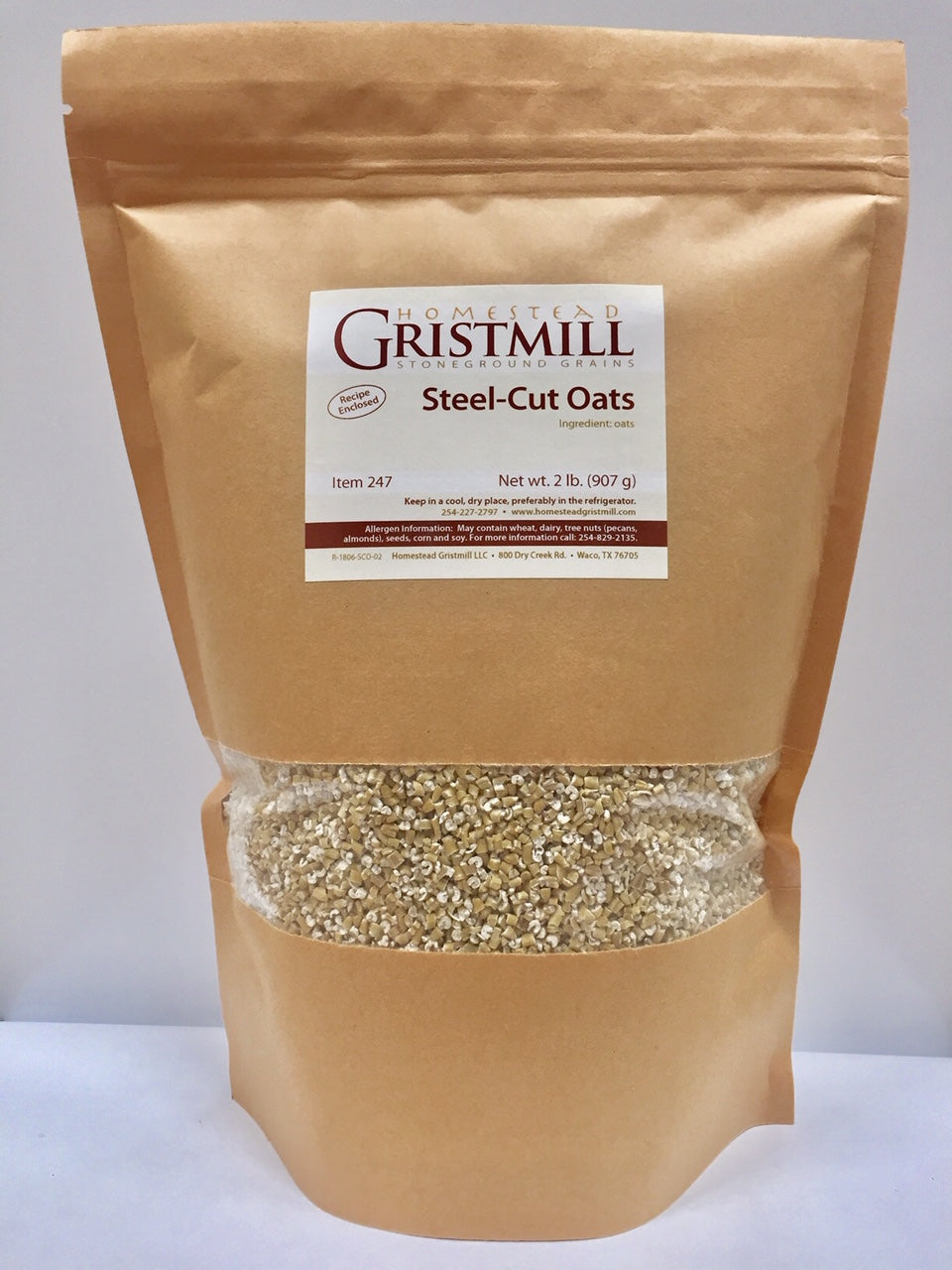 Steel Cut Oats available online and in bulk at Mount Hope Wholesale